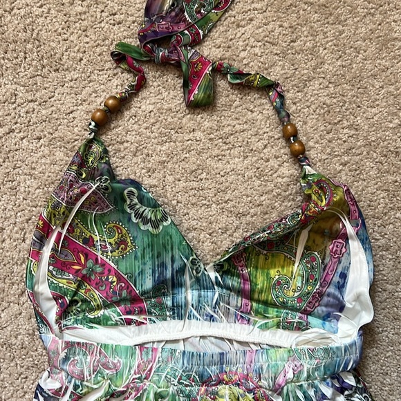 Multicolor halter dress - Picture 5 of 6